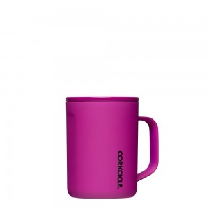 Berry Punch Corkcicle 16oz Neon Lights Coffee Mug | OCLKT-8642