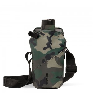 Camo Sling Corkcicle Sling Crossbody Water Bottle Sling Bag | AFDPN-7906