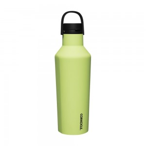 Citron Corkcicle 32oz Series A Sport Canteen Insulated Water Bottle | ICTNQ-7852