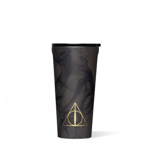 Deathly Hallows Corkcicle 16oz Harry Potter Tumbler Water Bottle | RQXOH-8021