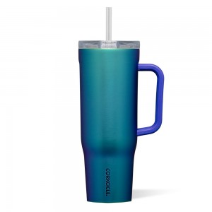 Dragonfly Corkcicle 40oz Cruiser Insulated Tumbler With Handle Water Bottle | JZKML-8523