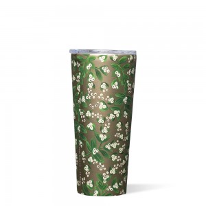 Green Corkcicle Holiday Tumbler Classic Stainless Steel Drink Tumbler Cup | NSRBF-5879