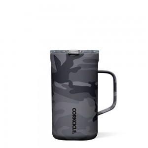 Grey Camo Corkcicle 22oz Camo Coffee Mug | XVJQW-9635