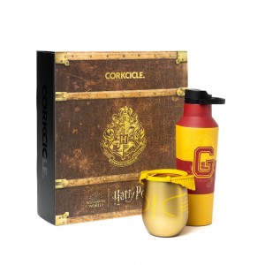 Gryffindor Snitch Set Corkcicle Harry Potter Gift Sets Water Bottle | OYSQH-3290