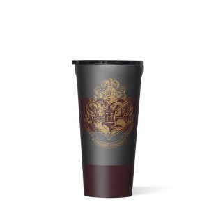 Hogwarts Crest Corkcicle 16oz Harry Potter Tumbler Water Bottle | APJGB-9180