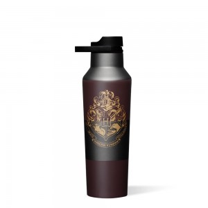 Hogwarts Crest Corkcicle 20oz Harry Potter Sport Canteen Insulated Water Bottle | YMRIV-1438