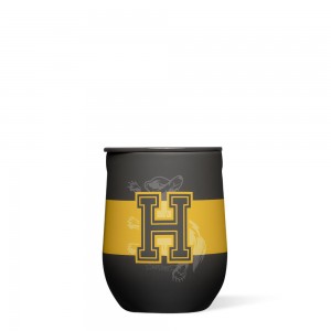 Hufflepuff Corkcicle 12oz Harry Potter Stemless Water Bottle | JBIQZ-2603