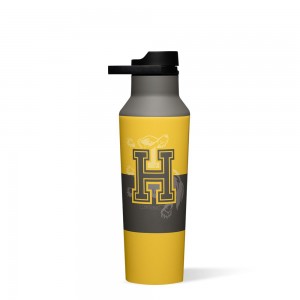 Hufflepuff Corkcicle 20oz Harry Potter Sport Canteen Insulated Water Bottle | MYHXZ-0246