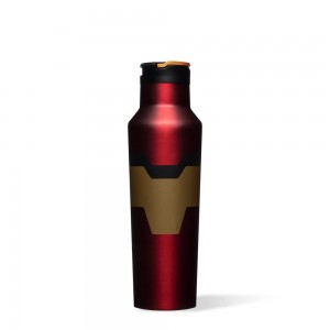 Iron Man Corkcicle 20oz Marvel Sport Canteen Insulated Water Bottle | RKHVP-1826