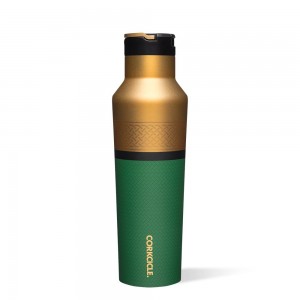 Loki Corkcicle 20oz Marvel Sport Canteen Insulated Water Bottle | KVGTY-7350