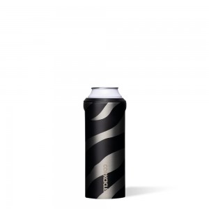 Luxe Zebra Corkcicle Can Cooler Slim | LSTGY-8395