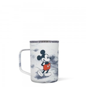 Mickey Mouse Tie Dye Corkcicle 16oz D-isney Tie Dye Coffee Mug | BXOLV-6857