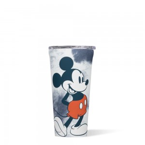 Mickey Mouse Tie Dye Corkcicle 16oz D-isney Tie Dye Tumbler Water Bottle | JTXEQ-5806