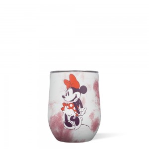 Minnie Mouse Tie Dye Corkcicle 12oz D-isney Tie Dye Stemless Cup Water Bottle | LZTOI-6294