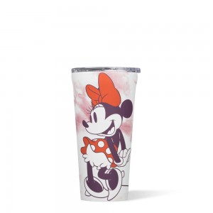 Minnie Mouse Tie Dye Corkcicle 16oz D-isney Tie Dye Tumbler Cup | FPJMW-6412