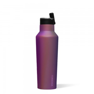 Nebula Corkcicle 20oz Dragonfly Sport Canteen Insulated With Straw Water Bottle | SEFYX-5476