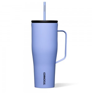 Periwinkle Corkcicle 30oz Cold Cup Xl Insulated Tumbler With Handle Water Bottle | XKVSG-0547