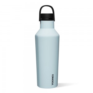 Powder Blue Corkcicle 32oz Series A Sport Canteen Insulated Water Bottle | OXFKG-6253