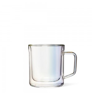 Prism Corkcicle 12oz Mug Glass Set (2) Glass Coffee Mugs | IFWXG-7126