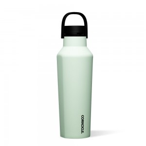 Sage Mist Corkcicle 20oz Sierra Sport Canteen Insulated Water Bottle | PRXTE-6104