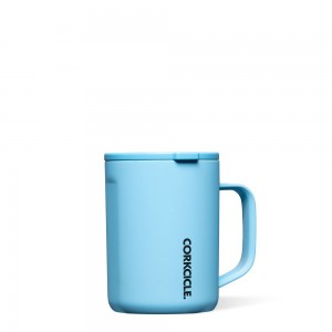 Santorini Corkcicle 16oz Neon Lights Coffee Mug | GBRLM-3102