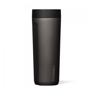 Slate Corkcicle 17oz Commuter Cup Spill-Proof Insulated Travel Coffee Mug | NHCYQ-1583