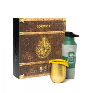 Slytherin Snitch Corkcicle Harry Potter Gift Sets Water Bottle | YWUEL-1324