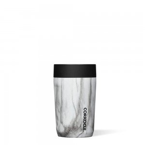 Snowdrift Corkcicle 9oz Commuter Cup Spill-Proof Insulated Travel Coffee Mug | OUMZK-5713