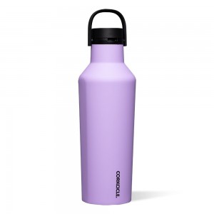 Sun-Soaked Lilac Corkcicle 32oz Series A Sport Canteen Insulated Water Bottle | NSIRQ-0237