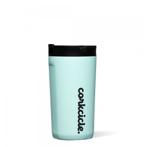 Sun-Soaked Teal Corkcicle 12oz Sale Kids Cup With Lid & Straw | YFVHL-1958