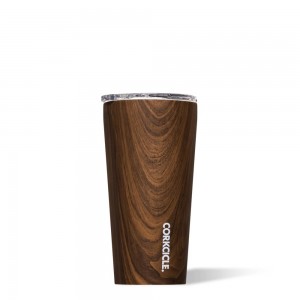 Walnut Wood Corkcicle 16oz Origins Tumbler Cup | DLKNC-0814