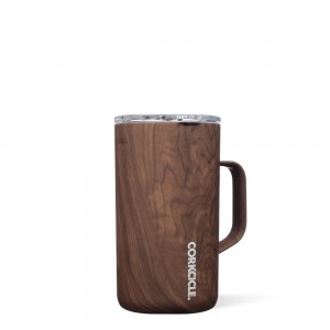 Walnut Wood Corkcicle 22oz Origins Coffee Mug | CEXHY-2764