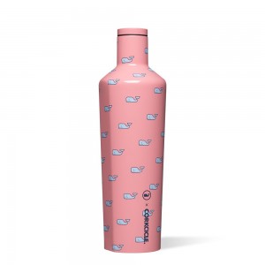 Whales Repeat Corkcicle 25oz Vineyard Vines Canteen Water Bottle | IHFBN-7869