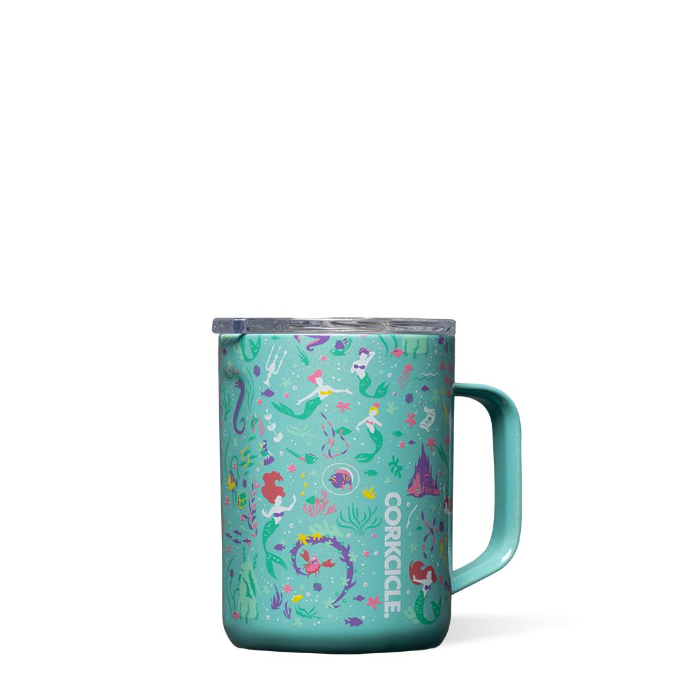 Ariel Corkcicle 16oz D-isney Princess Coffee Mug Insulated Coffee Mug Water Bottle | GIPHX-7912