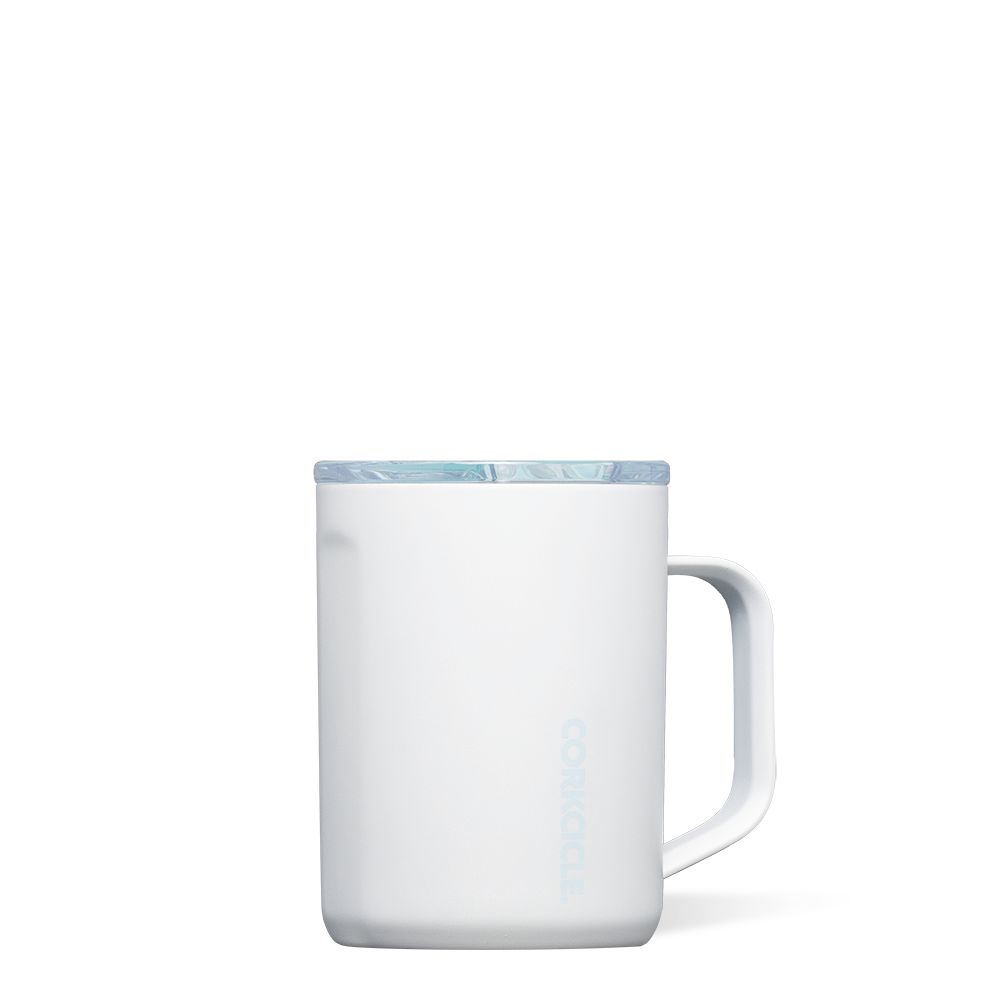 Ceramic White/Powder Blue Corkcicle 16oz Pure Taste Mug Insulated Coffee Mug | WDIVK-9024