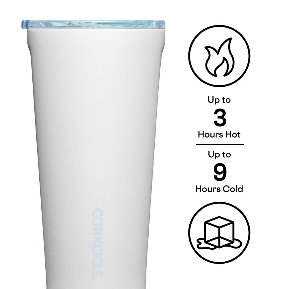 Ceramic White/Powder Blue Corkcicle 16oz Pure Taste Tumbler Insulated Coffee Mug Cup | XGUVL-0896