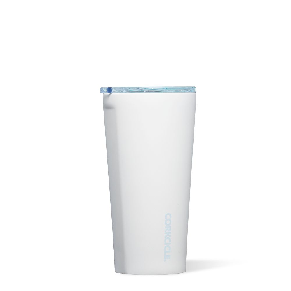 Ceramic White/Powder Blue Corkcicle 16oz Pure Taste Tumbler Insulated Coffee Mug Cup | XGUVL-0896