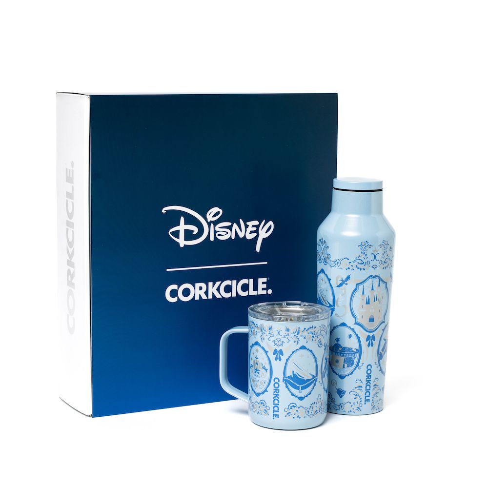 Cinderella Gift Set Corkcicle D-isney Princess Gift Sets Water Bottle | LEQOD-6538