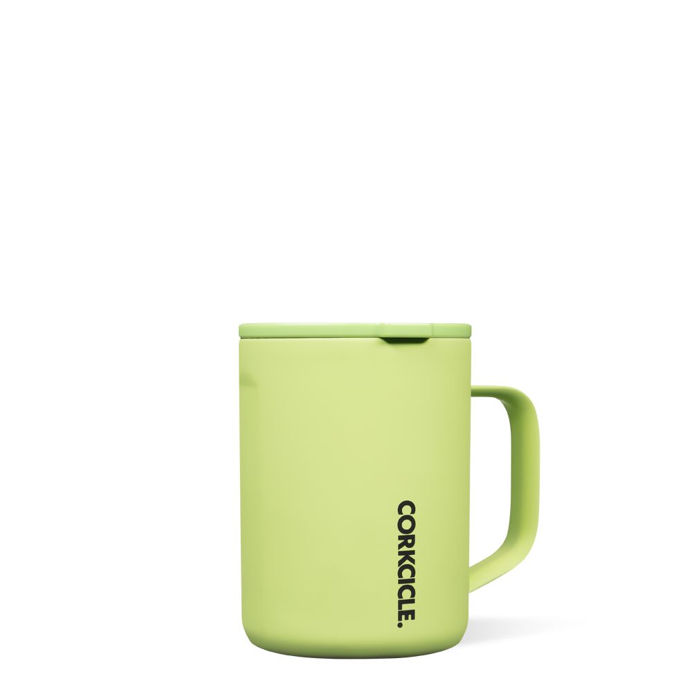 Citron Corkcicle 16oz Neon Lights Coffee Mug | TKRSZ-0924