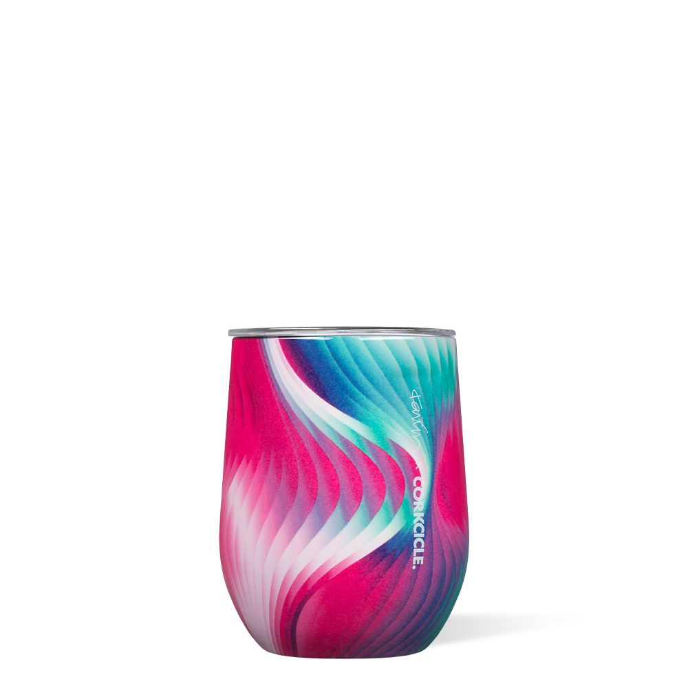 Electroclash Corkcicle 12oz Karim Rashid Stemless Water Bottle | ULVPZ-5021