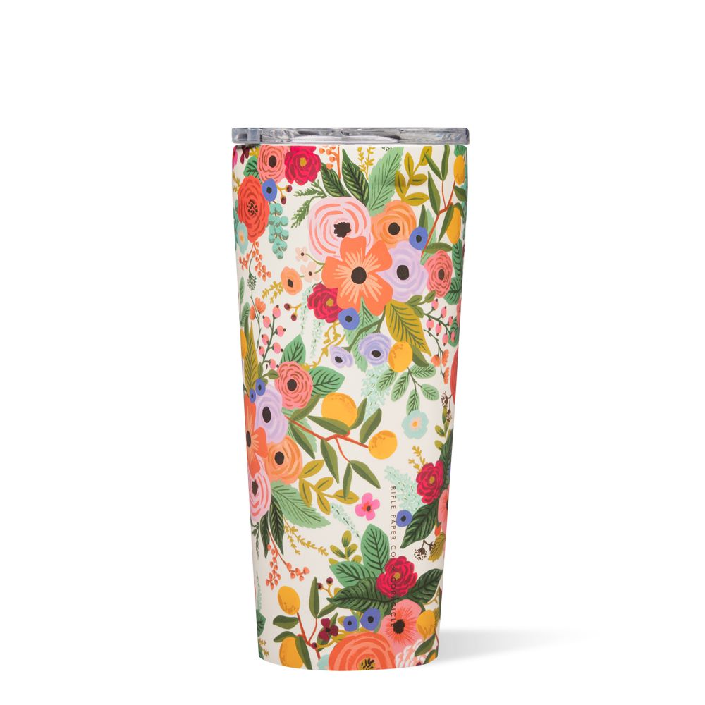 Garden Party Corkcicle 24oz Rifle Paper Co. Tumbler Cup | RWFMY-6197