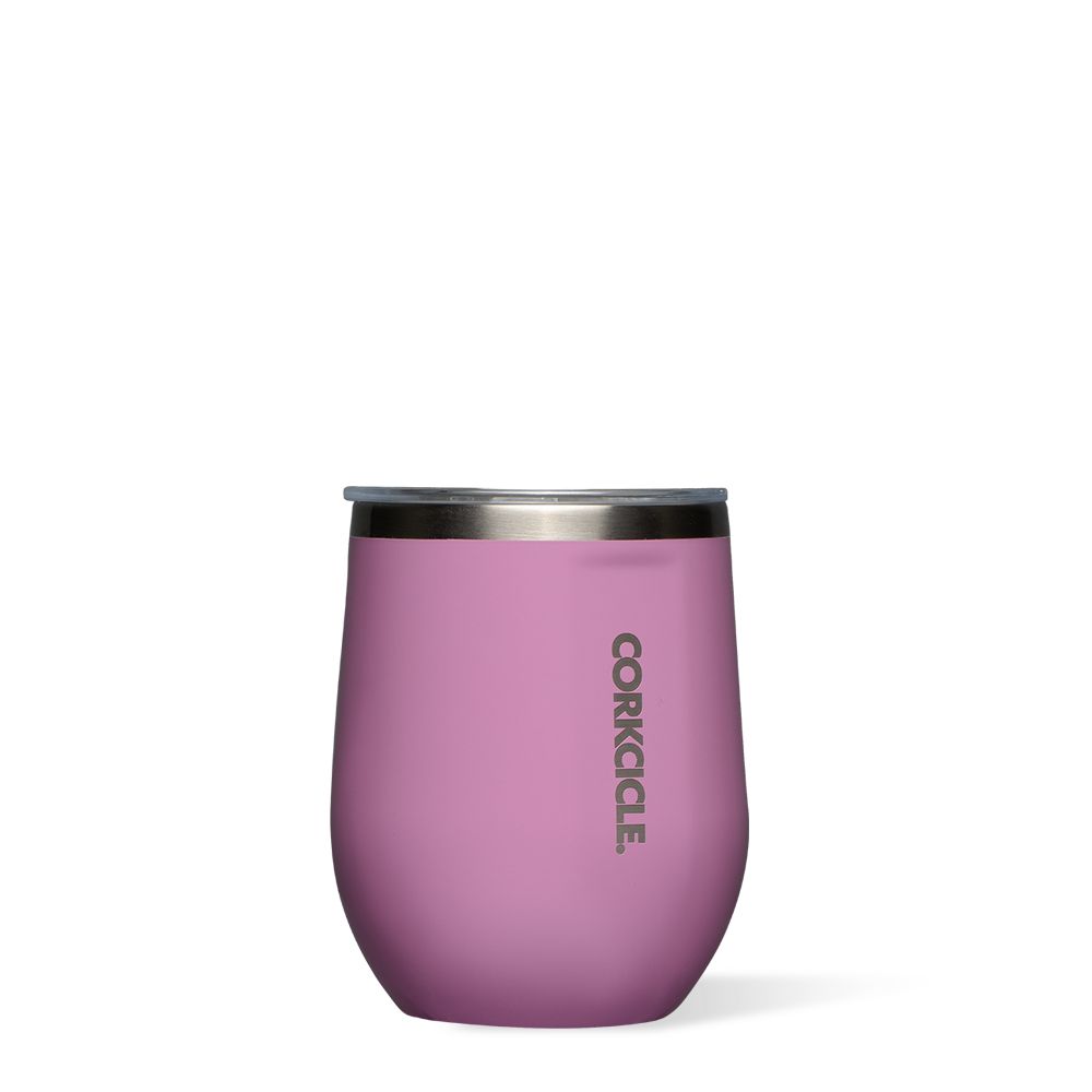 Gloss Orchid Corkcicle 12oz Classic Stemless Insulated Wine Tumbler Water Bottle | SLMBV-0268