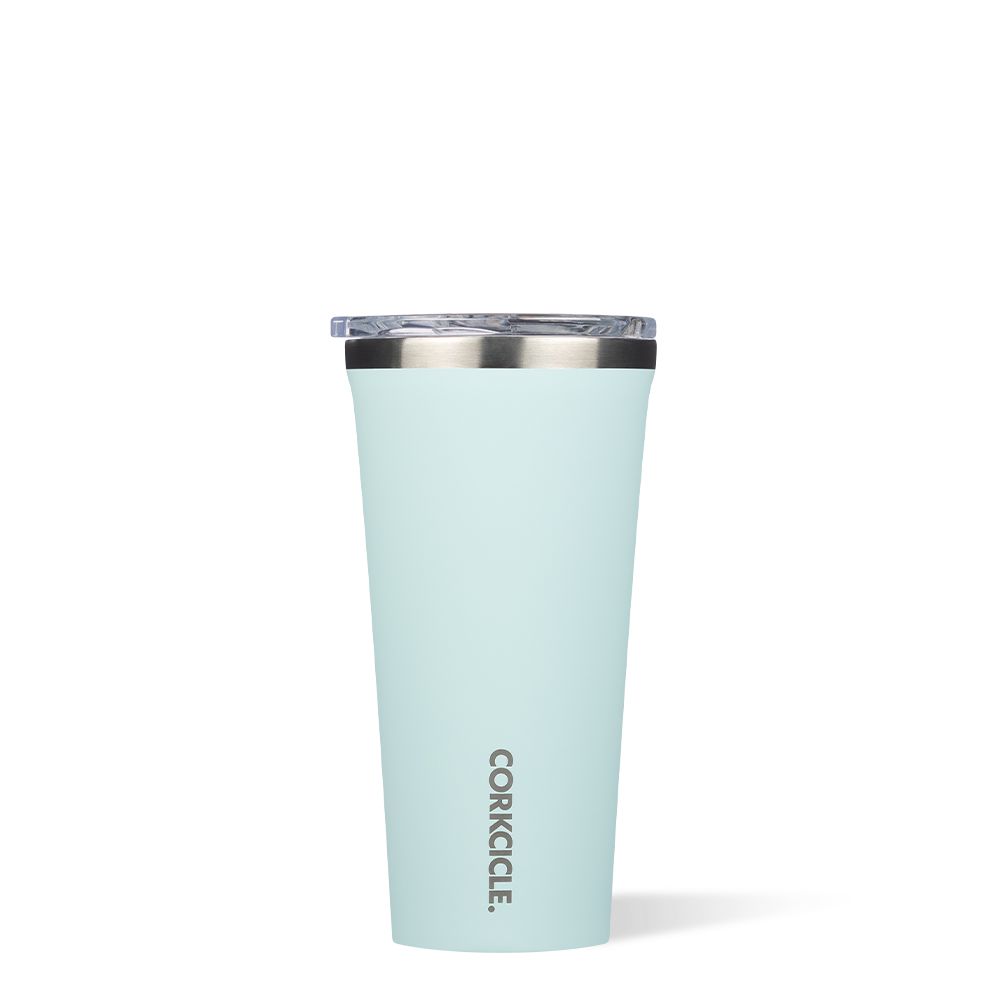 Gloss Powder Blue Corkcicle 16oz Classic Tumbler Classic Stainless Steel Drink Tumbler Cup | UFSRQ-2046