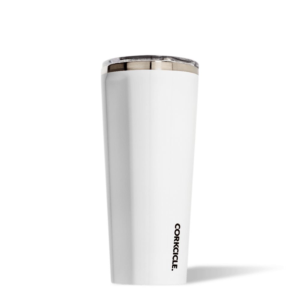 Gloss White Corkcicle 24oz Classic Tumbler Classic Stainless Steel Drink Tumbler Cup | AGKZD-6532