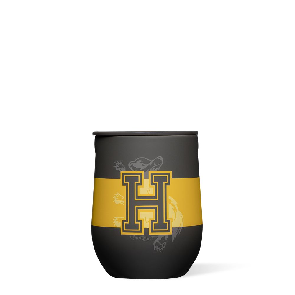 Hufflepuff Corkcicle 12oz Harry Potter Stemless Water Bottle | JBIQZ-2603