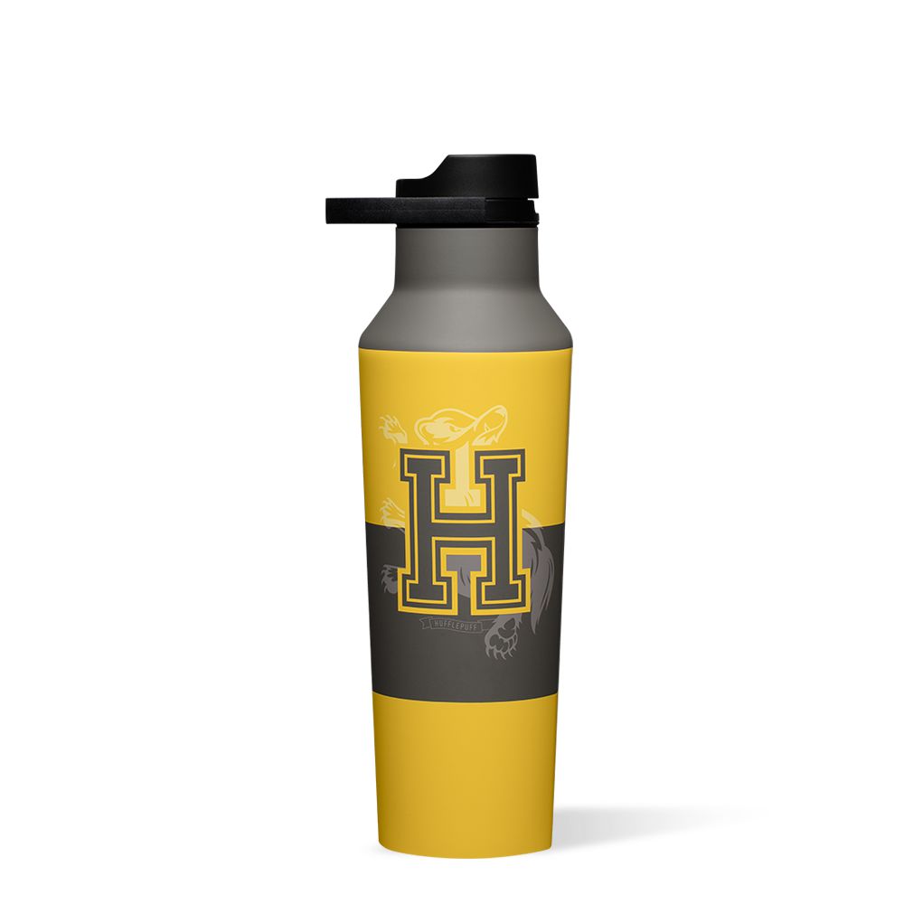 Hufflepuff Corkcicle 20oz Harry Potter Sport Canteen Insulated Water Bottle Water Bottle | DTHSC-8296