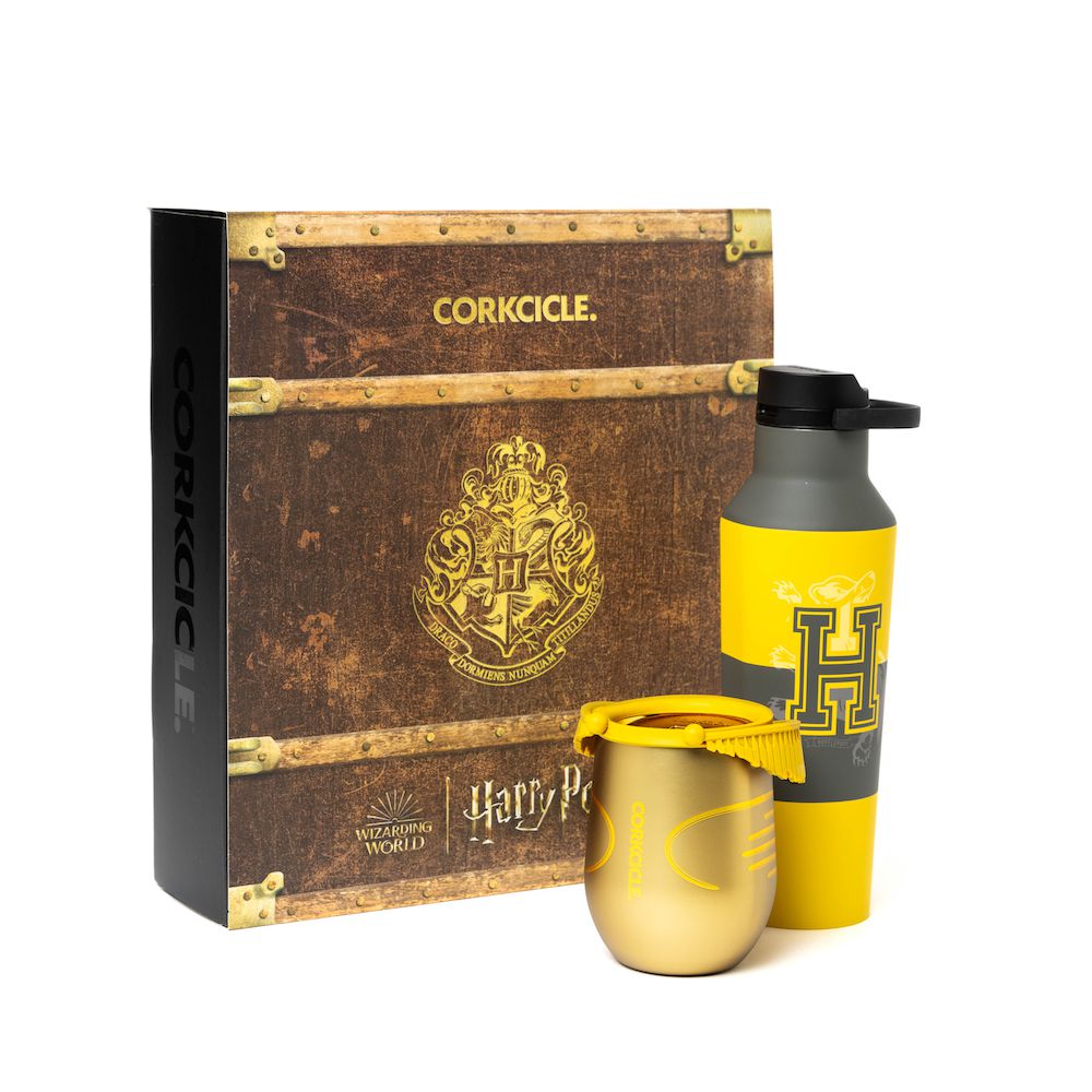 Hufflepuff Snitch Set Corkcicle Harry Potter Gift Sets Water Bottle | SCUQW-0582