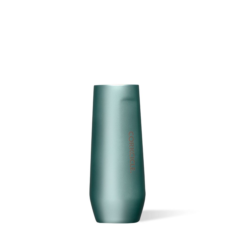 Jade Corkcicle 7oz Stemless Flute Water Bottle | EWCYF-5367