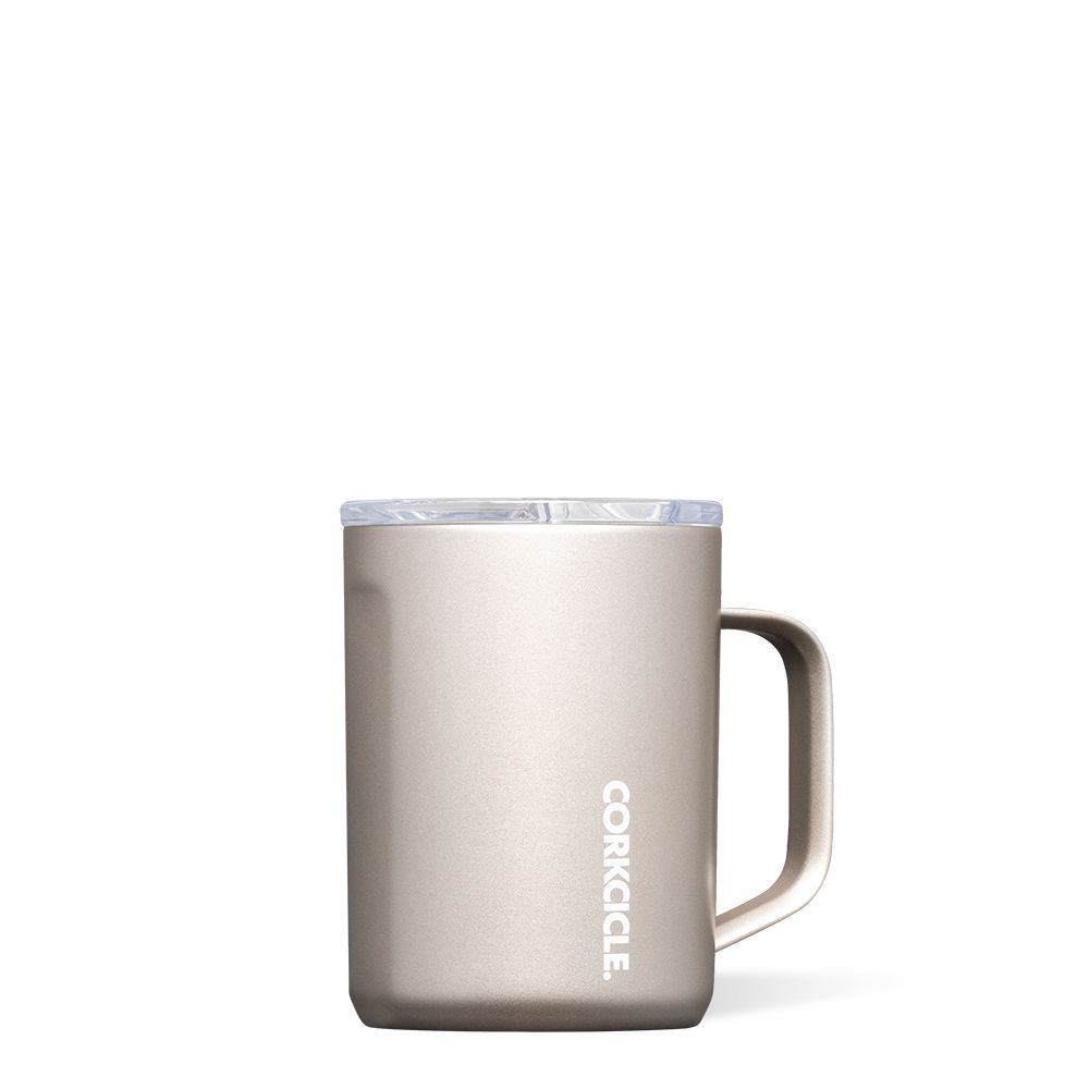 Latte/Oat Milk Corkcicle 16oz Pure Taste Mug Insulated Coffee Mug | QXZTH-3489