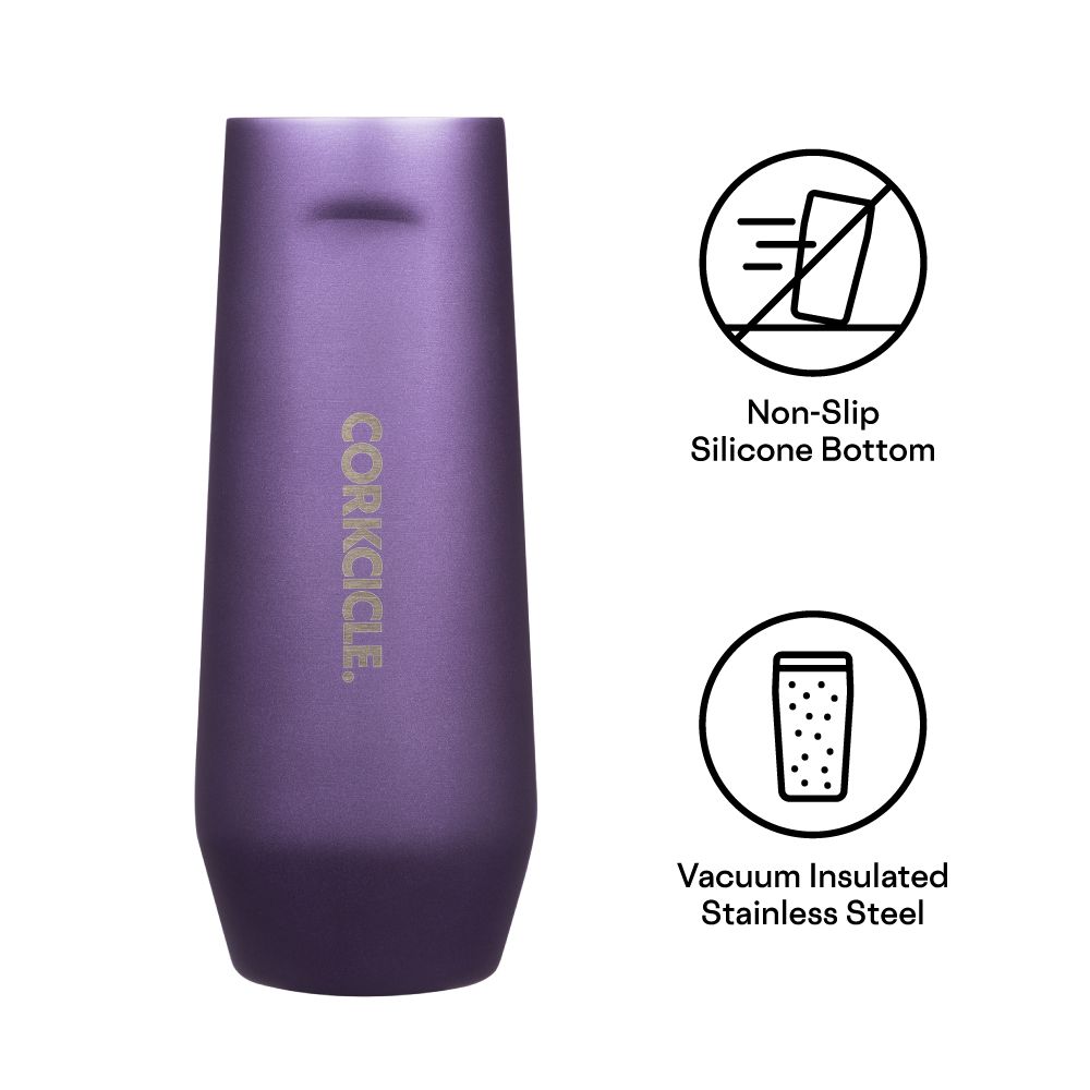 Masquerade Corkcicle 7oz Stemless Flute Water Bottle | XJGRD-3671